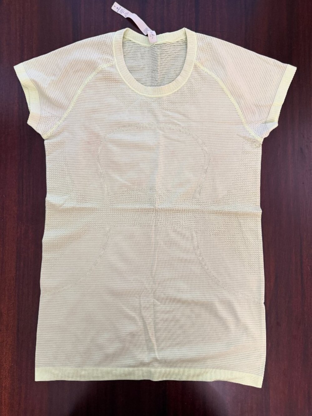 lululemon Swiftly Tech Short Sleeve Shirt Neon Yellow Size 8